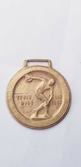 Vintage Sound Mind Sound Body fob pendant medallion Whitehead and Hoag co Newark