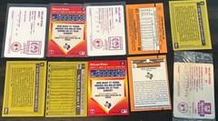 Nolan Ryan baseball cards 1980&rsquo;s- present ; 10 count