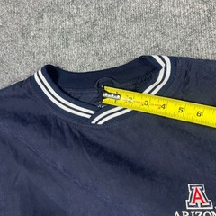 Arizona Wildcats Windbreaker Jacket Mens M Navy Port Authority Ribbed Pullover