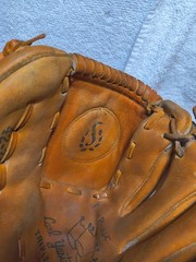 Spalding Baseball Glove Carl Yastrzemski 42-3421 Triple Crown Mitt RHT Great 2
