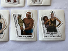 1985 Titan Sports WWF Puffy Stickers Lot of 15 Hulk Hogan Iron Sheik Lou Albano