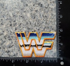 Vintage WWF WWE Patch. Wrestling. Embroidered. Iron On. 3&Prime;x1.75&Prime;