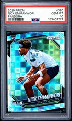 Nick Emmanwori 2025 Panini Prizm Pandora /400 Card PSA 10 #320 Seahawks Rookie