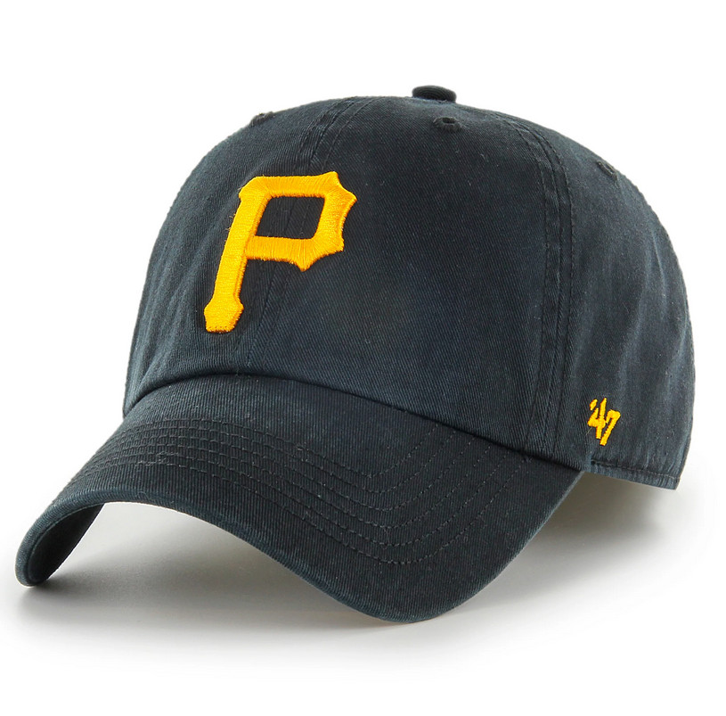 Pittsburgh Pirates &rsquo;47 Brand Black Fitted Franchise Hat