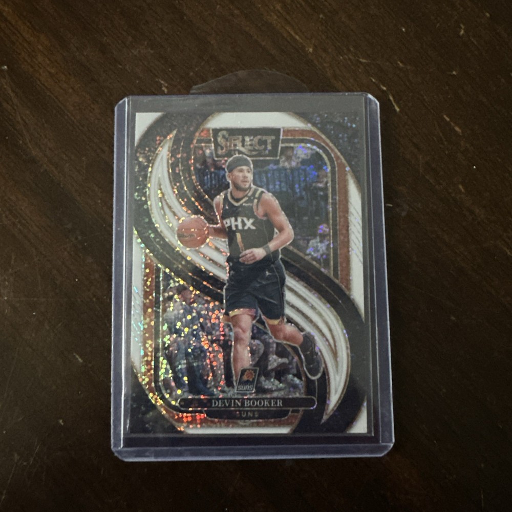 2024-25 Panini Select Premier Level White Sparkle Prizm Devin Booker #139 rf2