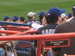 Shea Stadium NY METS Field Level seat Rail name plate season ticket holder PICK1