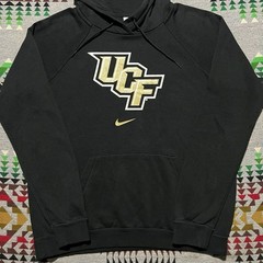 UCF Knights Nike Hoodie Mens Small Black Center Swoosh NCAA Football R1