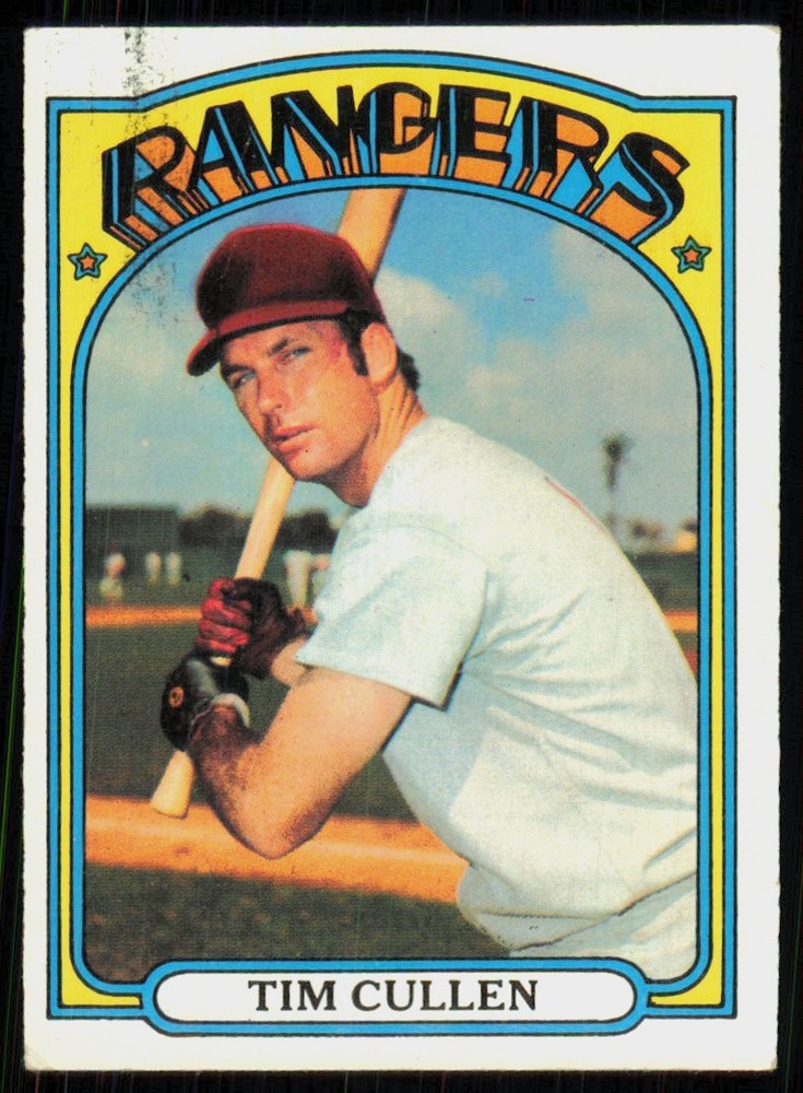 1972 Topps Tim Cullen Texas Rangers #461