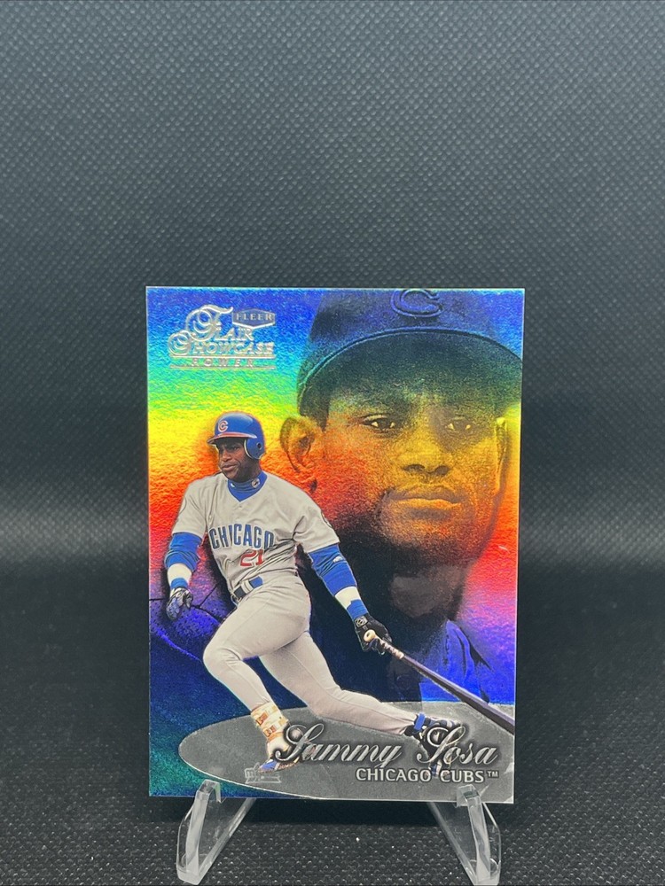 Sammy Sosa 1999 Flair Showcase Row 3 #2 Baseball Card