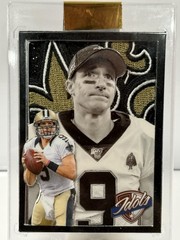 Drew Brees Custom novelty art Handmade New Orleans Saints Patch CARD