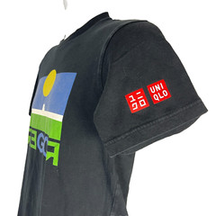 Uniqlo Go Roger Federer Mens T-Shirt size XS 38×24 US Open 2019 NYC Tennis