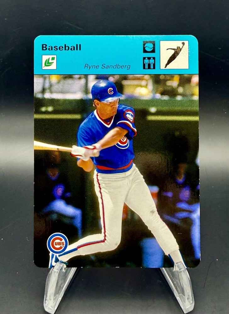 2004 Donruss Playoff LP Sportscaster – Ryne Sandberg /30 Blue Chicago Cubs