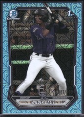 2026 Bowman #BCP-150 Wilder Dalis Chrome Prospects Mojo Sky Blue Refractor #/499
