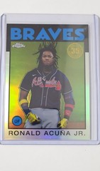 2021 Topps Chrome – 1986 Topps Baseball Ronald Acuña Jr. #86BC-3
