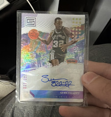 Panini 2018-19 Status Sean Elliott Auto Elite Signatures ES-SE Spurs