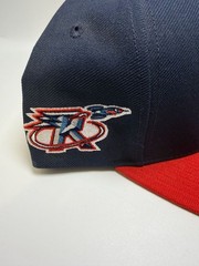 Mitchell & Ness Houston Rockets Hardwood Classics Navy and Red Core Side Snapbac