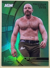 Jon Moxley 2025 Skybox AEW Metal Universe PRECIOUS METAL GEMS PMG GREEN #40 /10