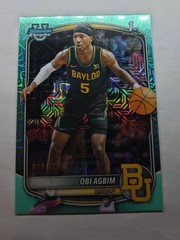 2025-26 Bowman Chrome Obi Agbim Aqua 1st Bowman Mojo Refractor /125