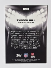 2026 Topps Chrome Black Tyreek Hill Hit The Lights Case Hit Dolphins
