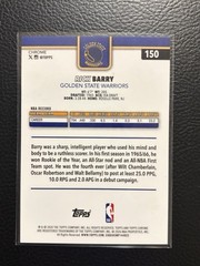 2025-26 Topps Chrome Update Rick Barry Purple Basketball Refractor /75 Warriors