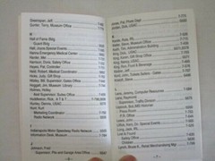 1995 IMS Indianapolis Motor Speedway Telephone Directory Indy 500 -MM-120