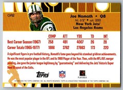 Topps 2005 Topps Football Golden Greats Joe Namath #GA2 Near Mint or Better