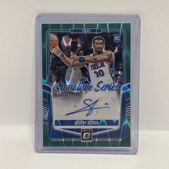 2024-25 Donruss Optic – Signature Series Adem Bona #SS-DEG *01/35* Green Seismic