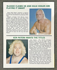 Major League Wrestling WWF Program Bob Backlund v Ken Patera 4/3/1980