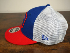 Chicago Cubs New Era 59Fifty Mesh Trucker Fitted Cap Hat Low Profile Snapback