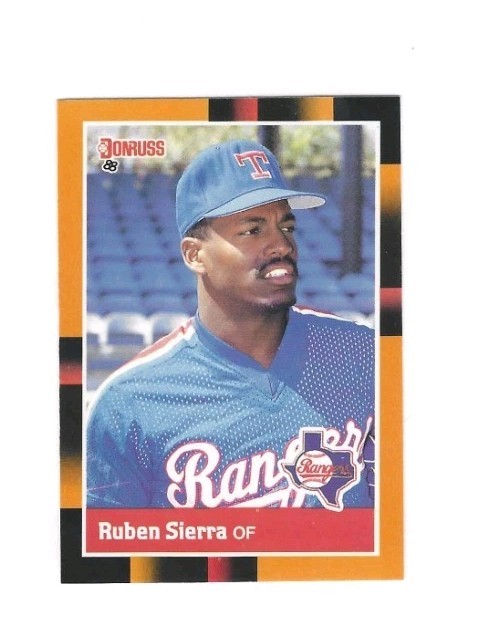 1988 Donruss Baseball&rsquo;s Best – Ruben Sierra #200