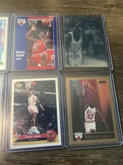 Michael Jordan Card Lot (6) 1990 SkyBox 1991 UD Hologram AW1 Fleer