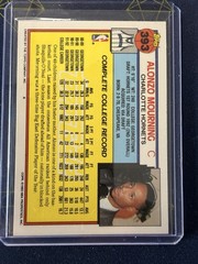 1992-93 Topps Gold Alonzo Mourning Rookie Draft Pick RC #393 Hornets HOF