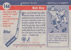ROB RAY 2000-01 TOPPS HERITAGE HOCKEY #166