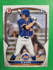 2025 BOWMAN AJ EWING 1ST ROOKIE #BD-152 NEW YORK METS MLB BASEBALL RC QTY