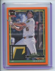 2026 Topps Series 2 Nick Kurtz Orange Relic /25 1991 Topps Design 3 Color Patch