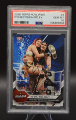 2026 Topps Now WWE Iyo Sky Rhea Ripley #3 PSA 10 GEM MT Print Run /5002