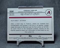 Jordan Lawlar Debut Rookie RC 2024 Topps Update Card #US41 Arizona Diamondbacks