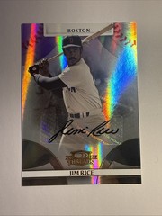 2008 Donruss Threads – Jim Rice #11 Gold Signatures /100