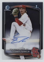 2025 Bowman Draft Chrome Prospect Tanner Franklin #CPA-TF Auto 14ns