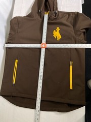 Wyoming Cowboys G-III Brown Full Zip Hooded Jacket Men&rsquo;s LARGE
