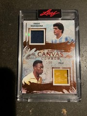 2026 Leaf Art of Sports Pele & Diego Maradona Dual GU Patch #1/30