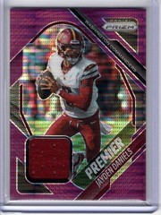 2025 Panini Prizm – Premier Jerseys Jayden Daniels #PJY-THL Purple Pulsar (MEM)