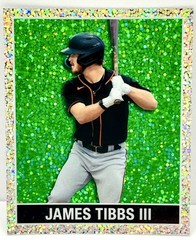 James Tibbs III 2025 Is 1/1 Leaf National 1948 Green Diamond Rookie Proof