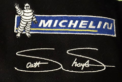 Tequila Patron NASCAR Scott Sharp Acura #9 Black/Blue Racing Jacket – Size 3XL
