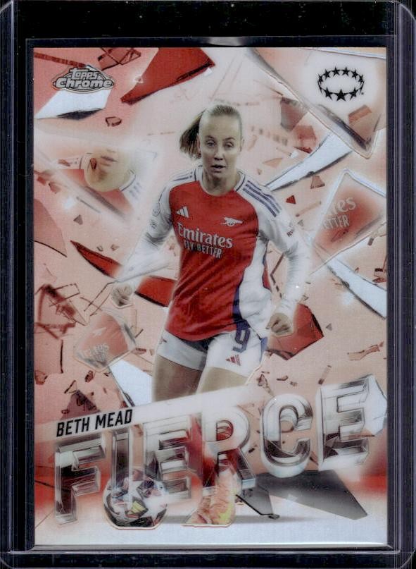2024-25 Topps Chrome UEFA Women&rsquo;s Champions League #F-9 Beth Mead Fierce