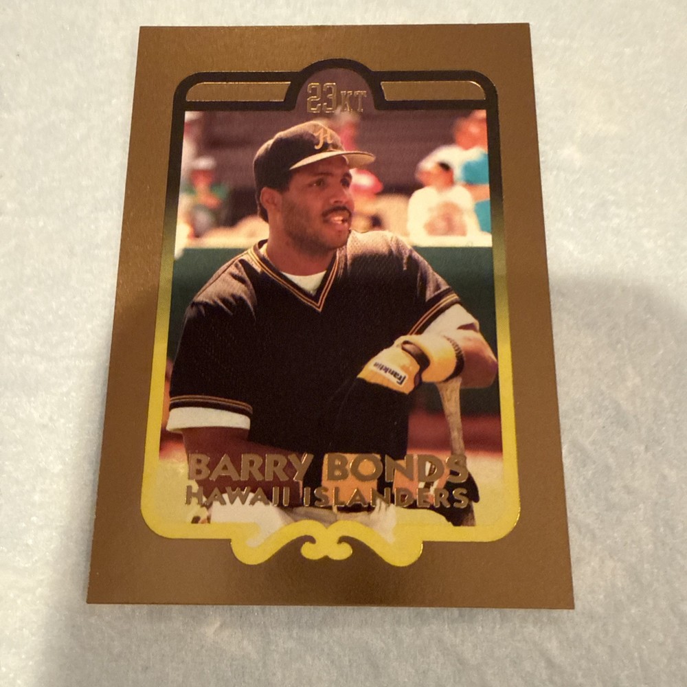 BARRY BONDS 1993 BLEACHERS 23kt GOLD Card #3 Ser #6,186/10,000 NM-MT Condition