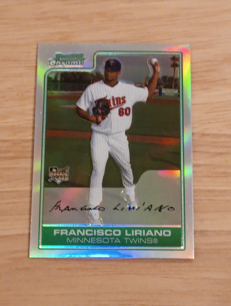 2006 Bowman Chrome – Refractor #218 Francisco Liriano (RC)