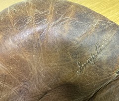 1950’s Wilson A2540 Les Moss Baseball Catchers Mitt Glove St. Louis Browns USA