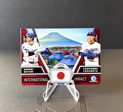Shohei Ohtani / Yamamoto 2024 Bowman Chrome International Impact #II-1 Dodgers