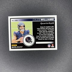 Caleb Williams 2024 Panini Zenith #101 1st Down Gold SP RC 023/100 Rookie Bears
